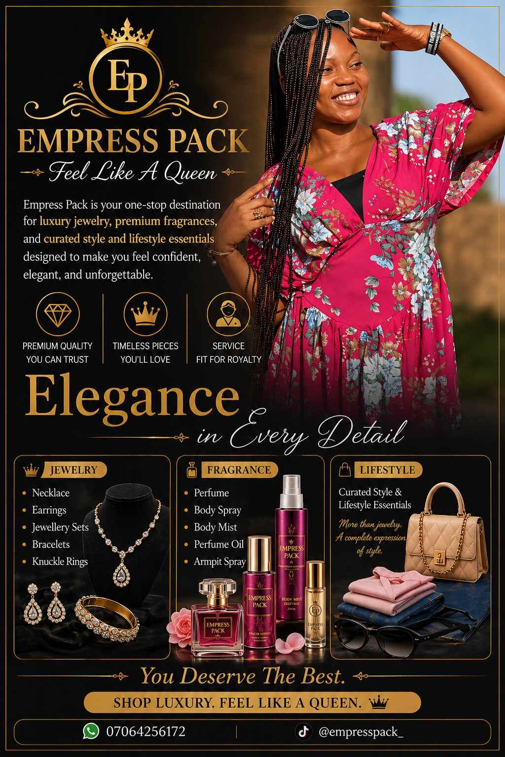 Empress Pack luxury flyer