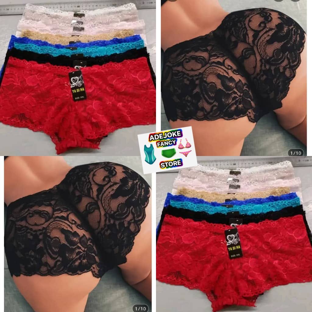 Floral Lace Boyshort Panties Collection