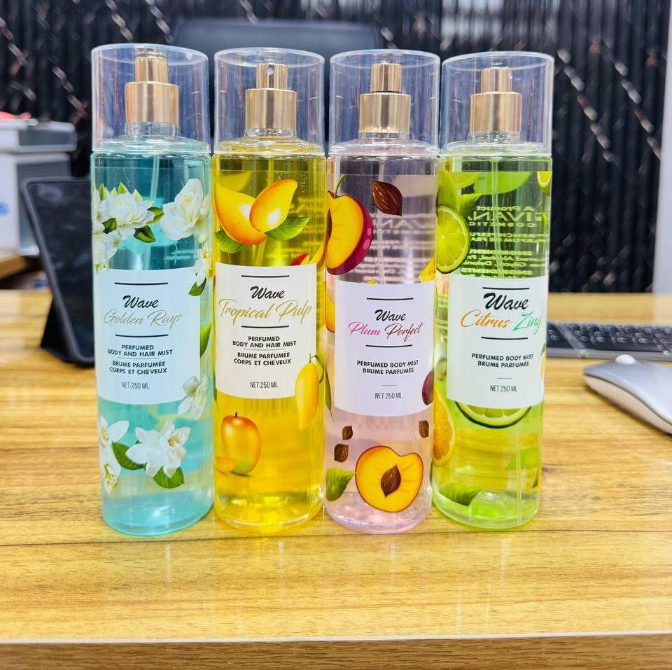 Wave Perfumed Body & Hair Mist Collection