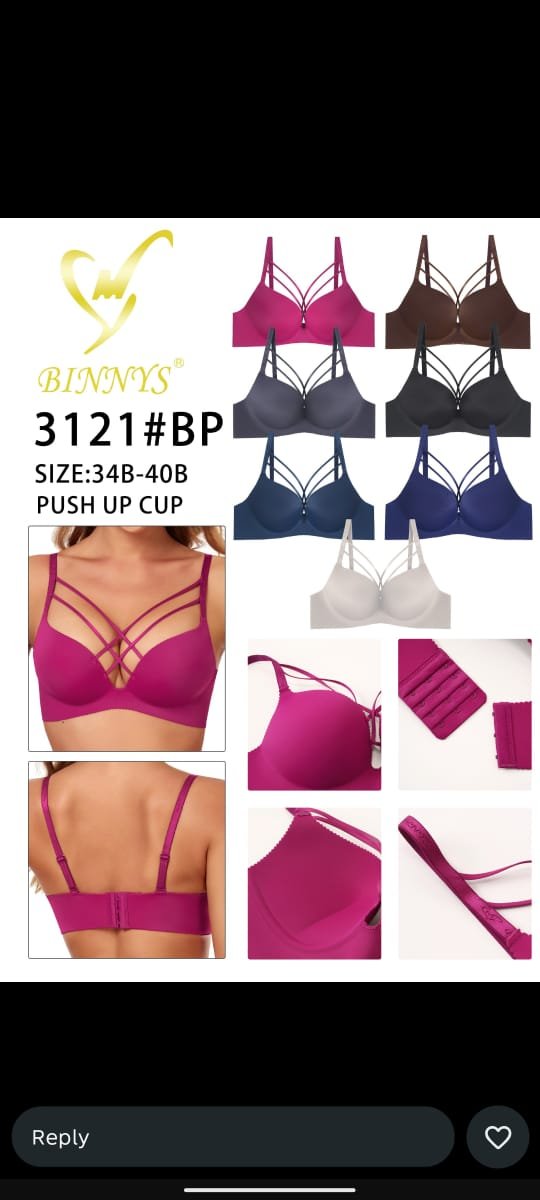 Binny’s Strappy Push-Up Bra